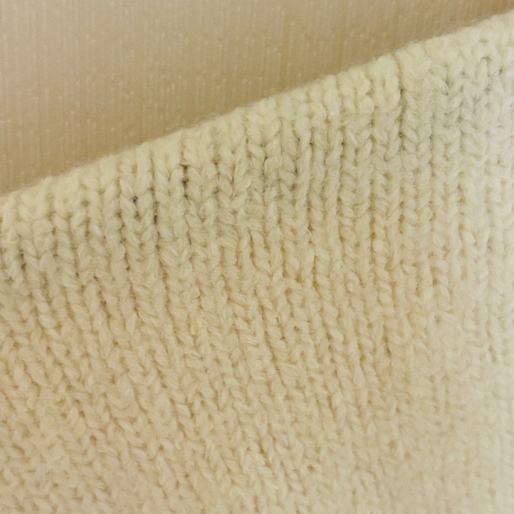 ARITZIA Wilfred Cream Cropped Sweater Merino Wool Size Small - Picture 3 of 9